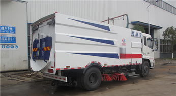 东风天锦3水9尘扫路车 城市清洁的坚实后盾与防撞缓冲车的协同守护
